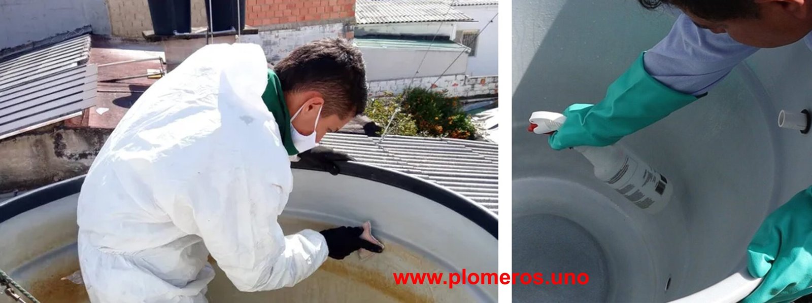 lavado y desinfectado de cisternas y tinacos