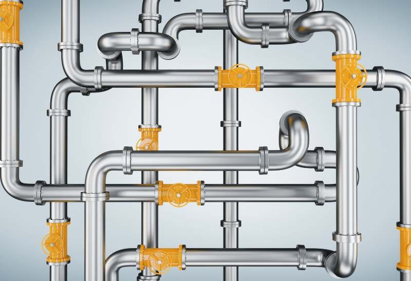 sistema de plomería sin soldadura